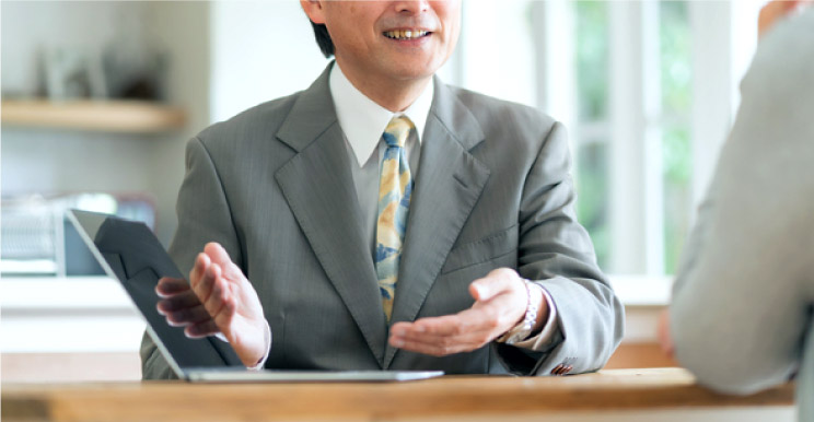 セールスマン写真